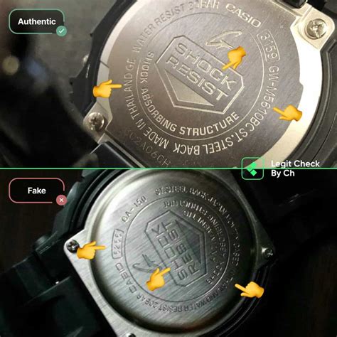 fake gshock watch|check casio watch authenticity.